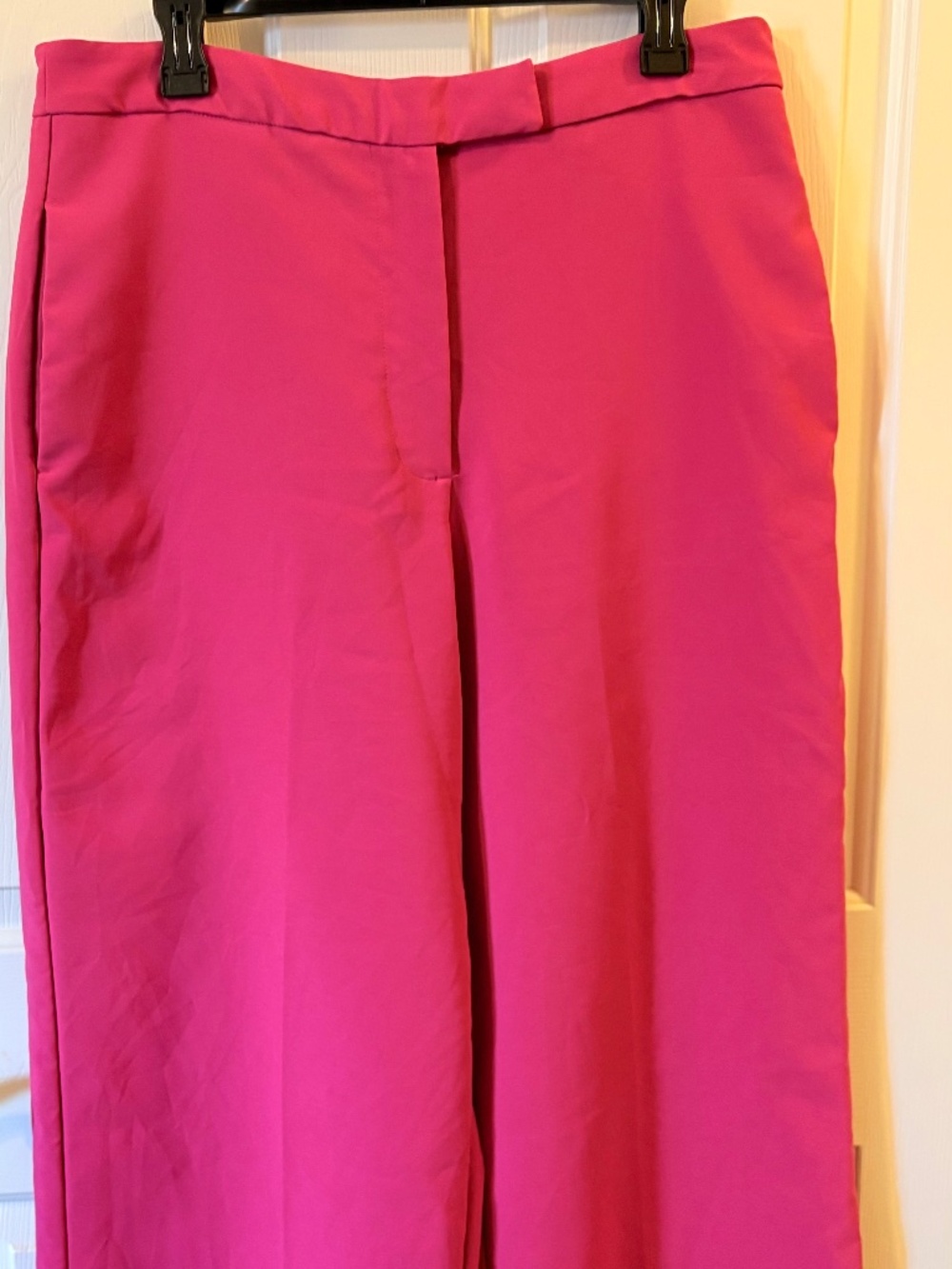 Woman’s Wide Leg Slacks - Fun Pink